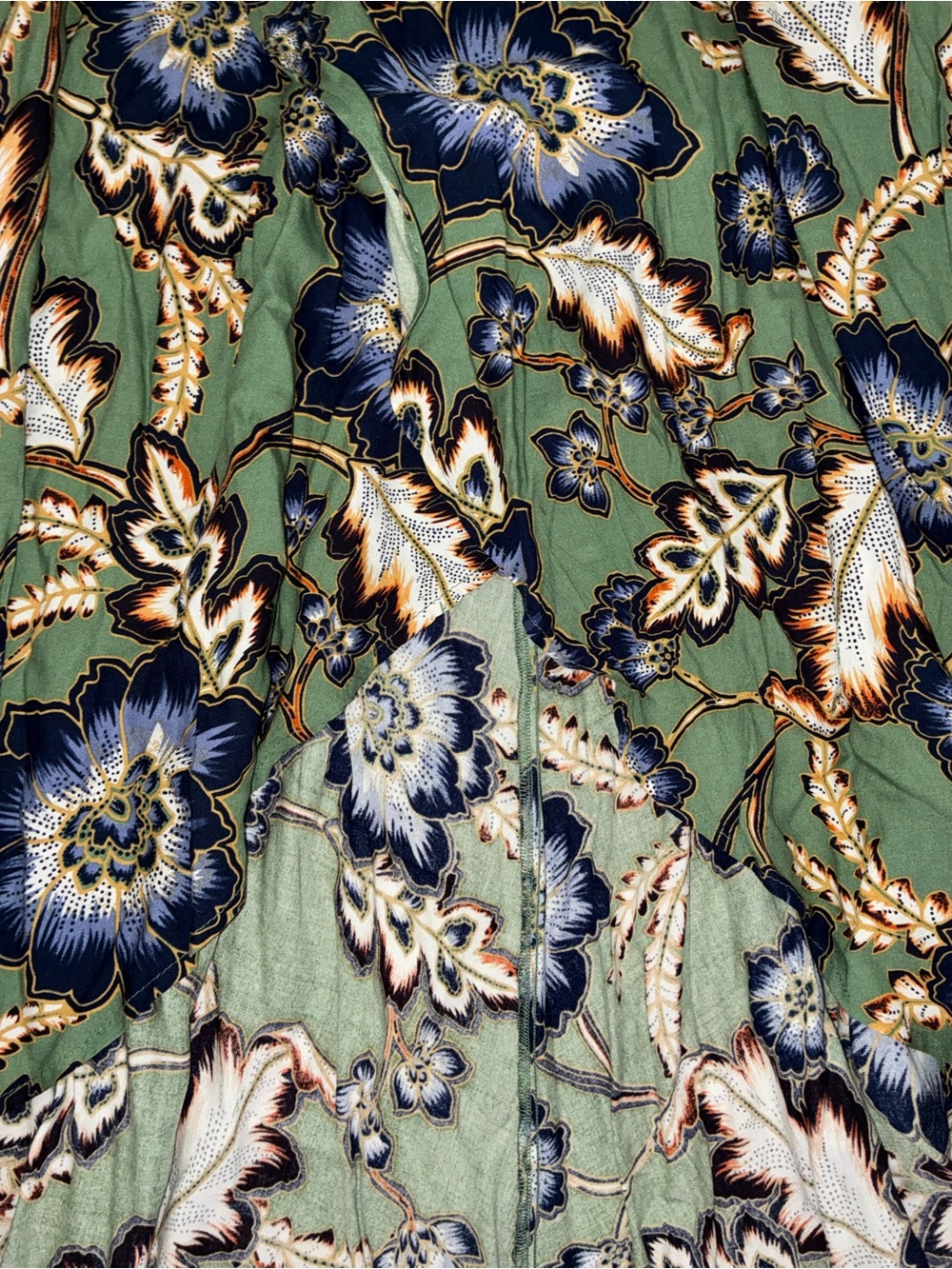 🌿 NWOT O’Neill Floral Maxi Skirt Small Boho Flowy Summer Vacation Lightweight - Picture 6 of 12